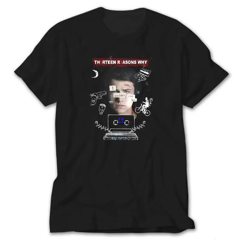 13 Reasons Why Save, Black T-Shirt