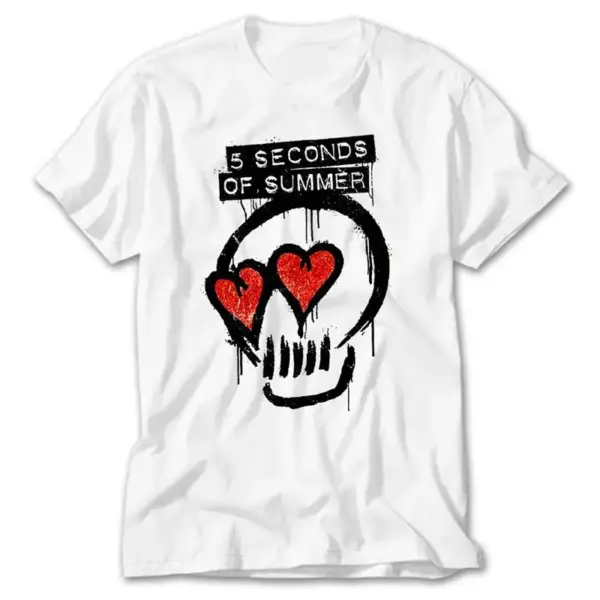 5 Seconds of Summer SOS, White T-Shirt