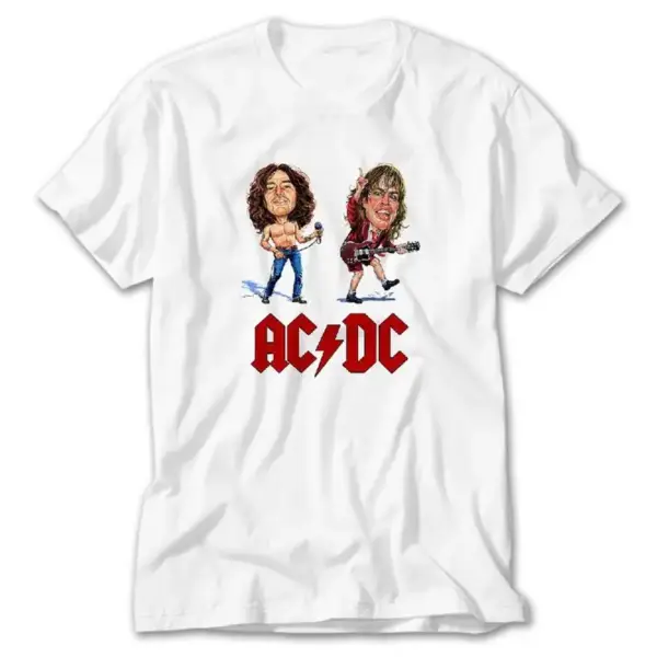 AC DC, White T-Shirt