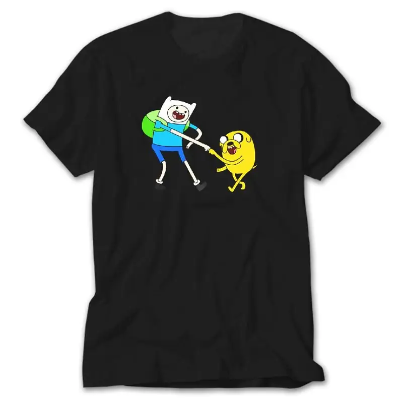 Adventure Time, Black T-Shirt