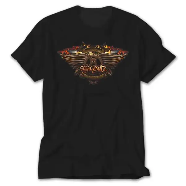 Aerosmith Force One, Black T-Shirt