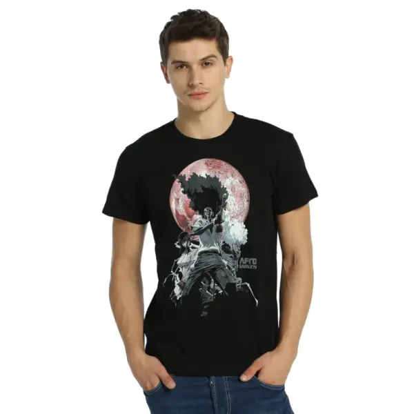 Afro Samurai Men's Black T-Shirt - Image 2