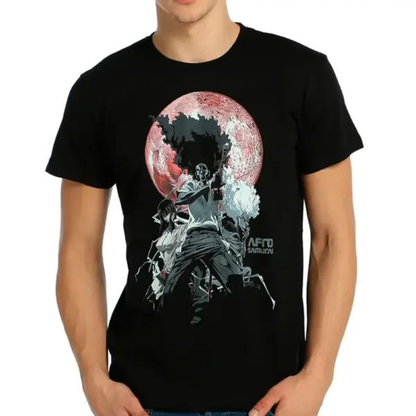 Afro Samurai Men's Black T-Shirt