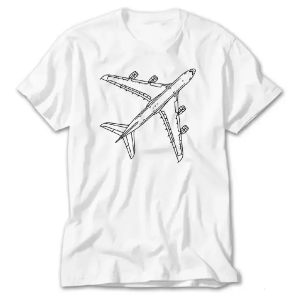 Airbus A380, White T-Shirt