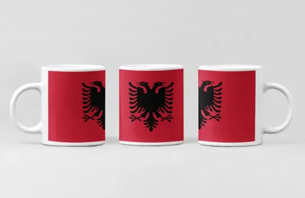 Albania Flag Coffee Mug, Albania Country National Flag Mug