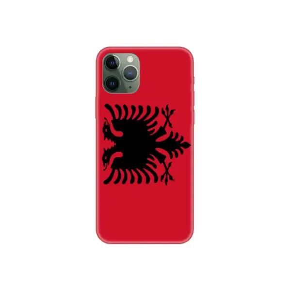 Albania Flag iPhone Case, Albania National Flag iPhone 15 Pro Max Phone Case