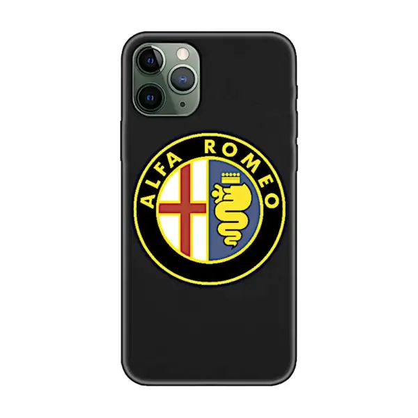 Alfa Romeo iPhone Case, Alfa Romeo Logo iPhone 15 Pro Max Phone Case