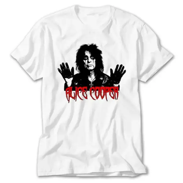 Alice Cooper, White T-Shirt
