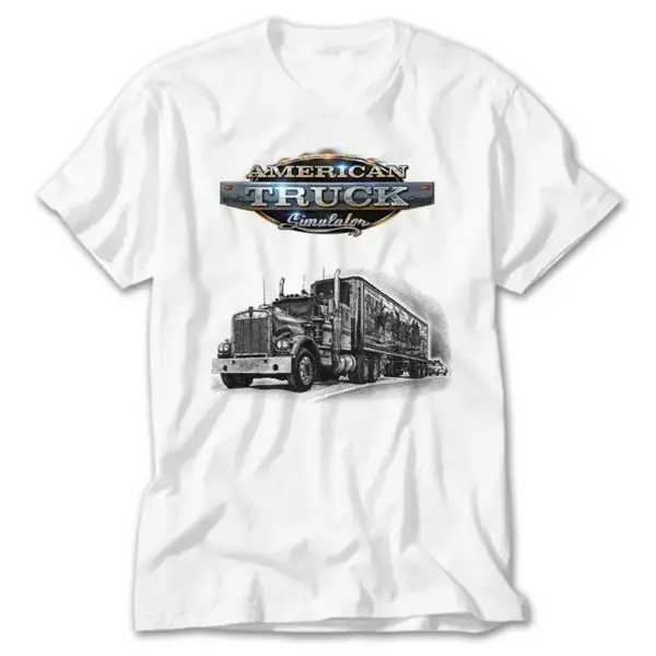 American Truck Simulator, White T-Shirt