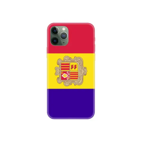 Andorra Flag iPhone Case, Andorra National Flag iPhone 15 Pro Max Phone Case