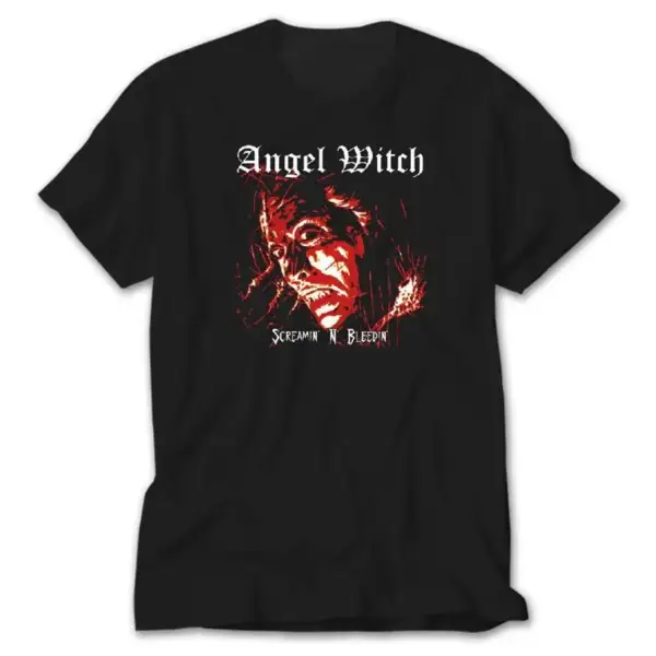 Angel Witch Screamin, Black T-Shirt