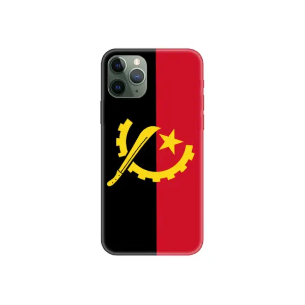 Angola Flag iPhone Case, Angola National Flag iPhone 15 Pro Max Phone Case