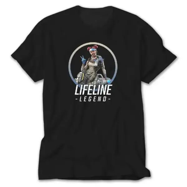 Apex Legends Lifeline, Black T-Shirt