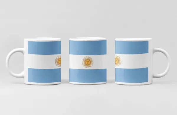 Argentina Flag Coffee Mug, Argentina Country National Flag Mug