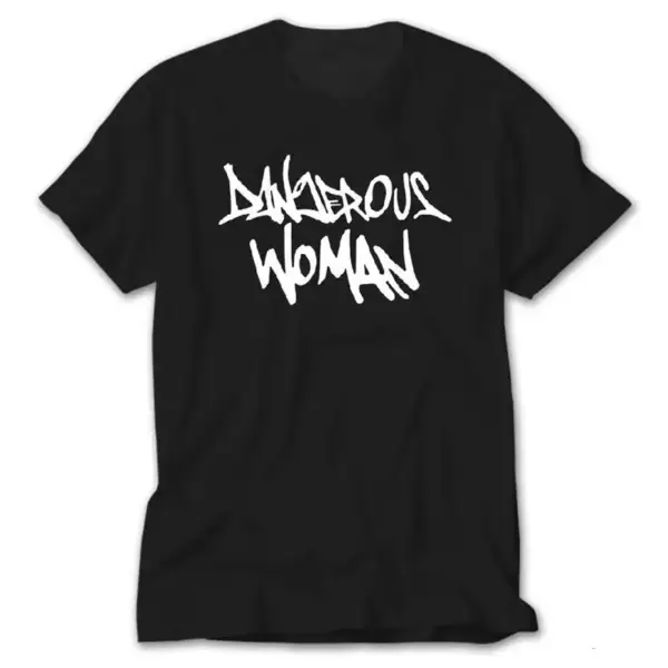 Ariana Grande Dangerous Woman, Black T-Shirt