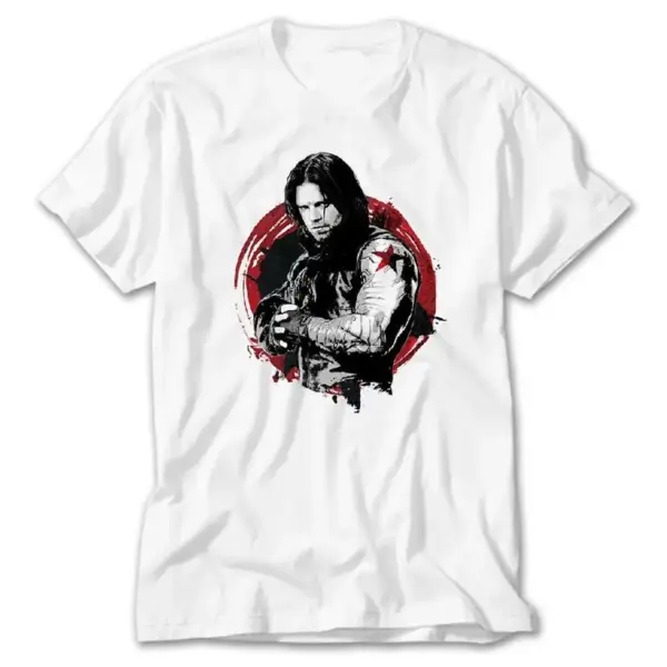 Avangers Winter Soldier, White T-Shirt
