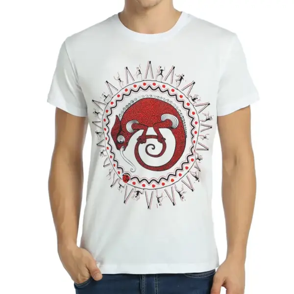 Hunter's Love Chameleon Men's White T-shirt