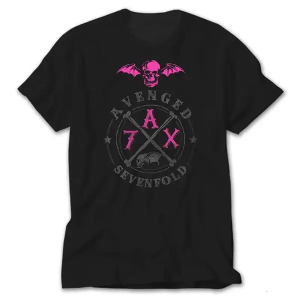 Avenged Sevenfold A7X, Black T-Shirt