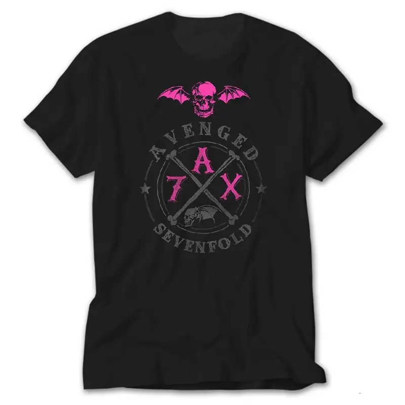 Avenged Sevenfold A7X, Black T-Shirt
