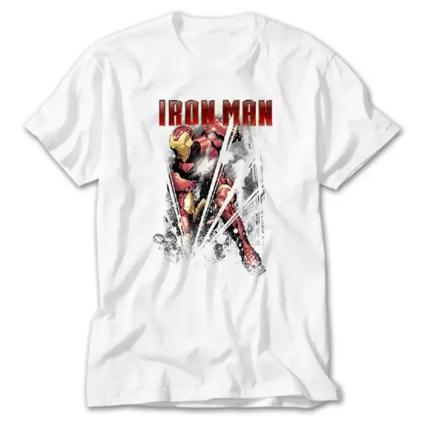 Avengers Infinity War Iron Man, White T-Shirt