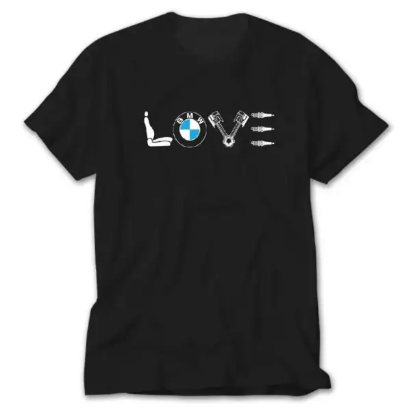BMW Love, Black T-Shirt
