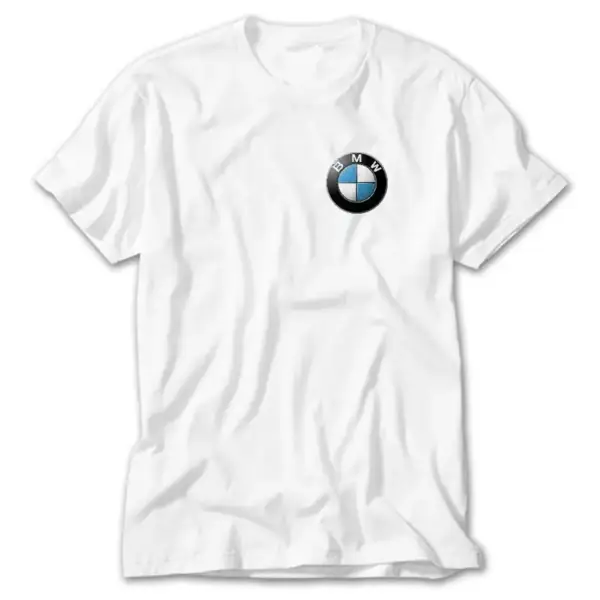 BMW, White T-Shirt