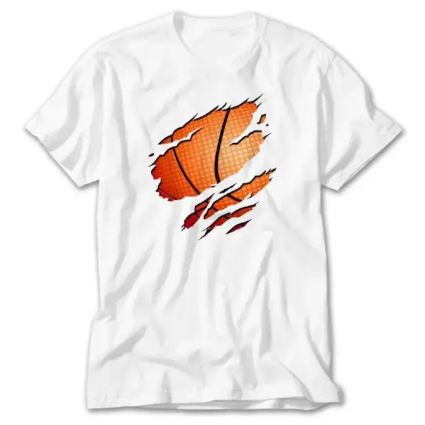 Basketball Claw, White T-Shirt
