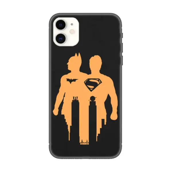 Batman, Superman iPhone Case, Batman, Superman Artwork iPhone 15 Phone Case