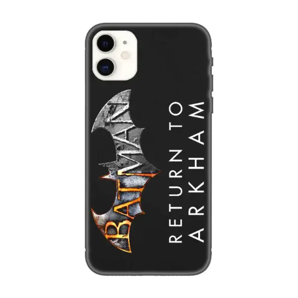 Batman iPhone Case, Batman Return to Arkham iPhone 15 Phone Case