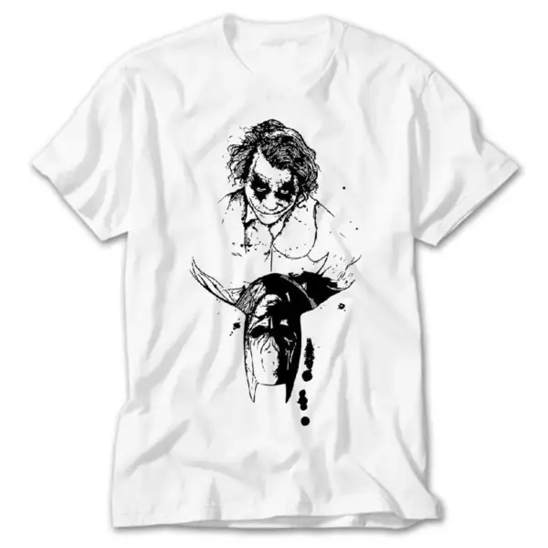 Batman vs Joker, White T-Shirt