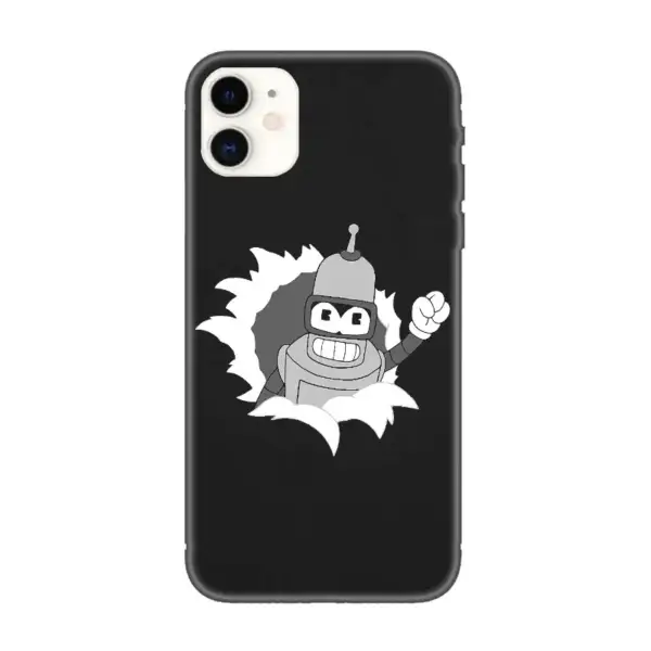 Bender iPhone Case, Bender Artwork iPhone 15 Phone Case