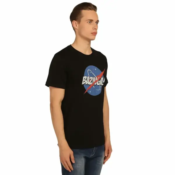 Big Bang Theory Bazinga Men's Black T-shirt - Image 3