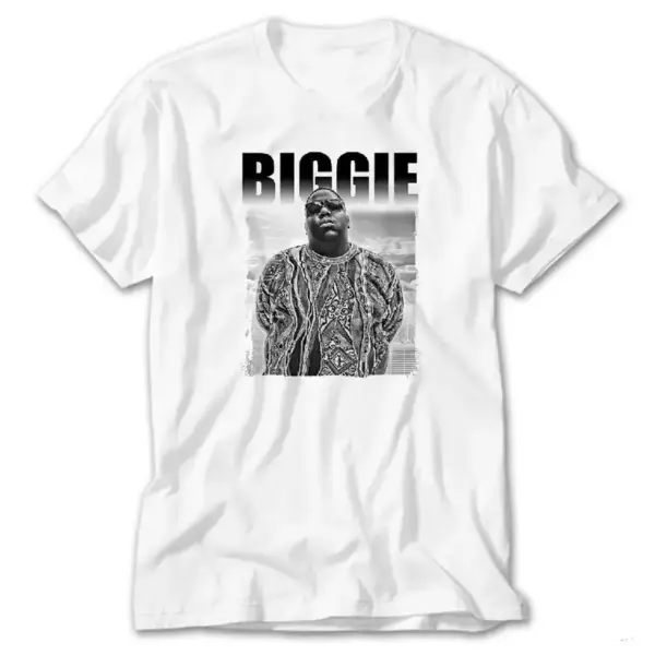 Biggie in the City, White T-Shirt