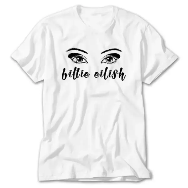 Billie Eilish Eyes, White T-Shirt