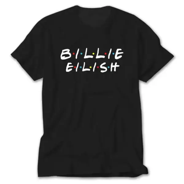 Billie Eilish Friends, Black T-Shirt