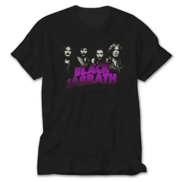 Black Sabbath Group Black T-Shirt