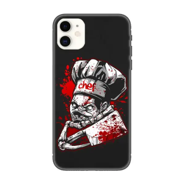 Bloody Chef iPhone Case, Bloody Chef Artwork iPhone 15 Phone Case