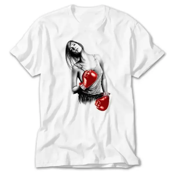 Box Girl, White T-Shirt