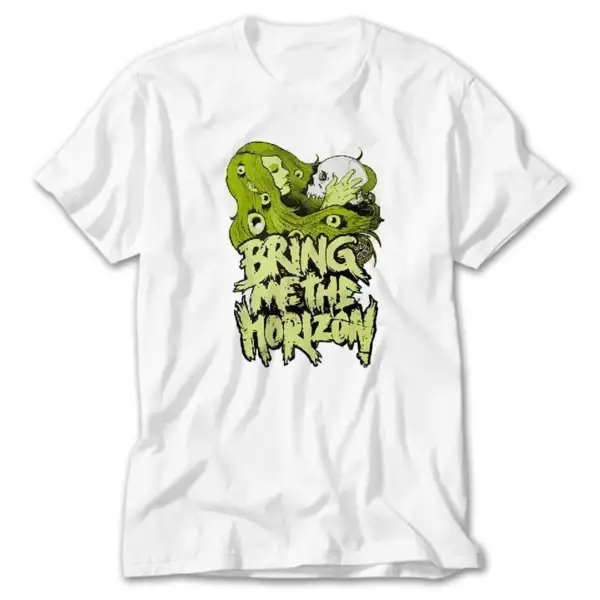 Bring Me The Horizon Love Skull, White T-Shirt