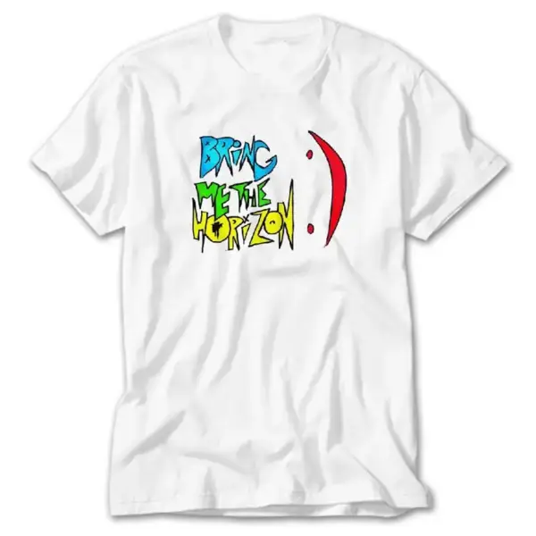 Bring Me The Horizon, White T-Shirt