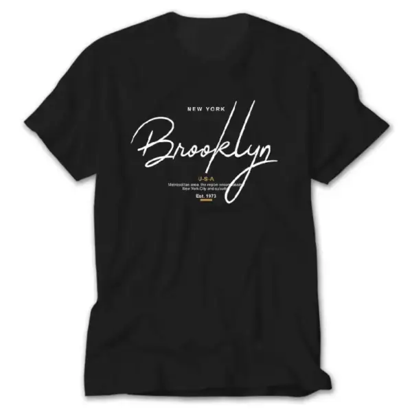 Brooklyn, Black T-Shirt