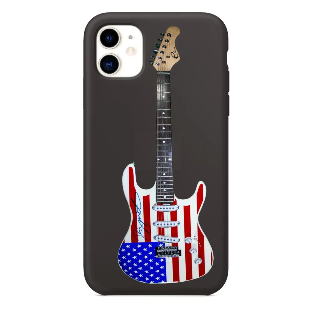 Bruce Springsteen iPhone Case, Bruce Springsteen Guitar iPhone 15 Phone Case
