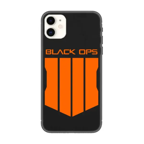 Call of Duty iPhone Case, Call of Duty Black Ops Logo iPhone 15 Phone Case