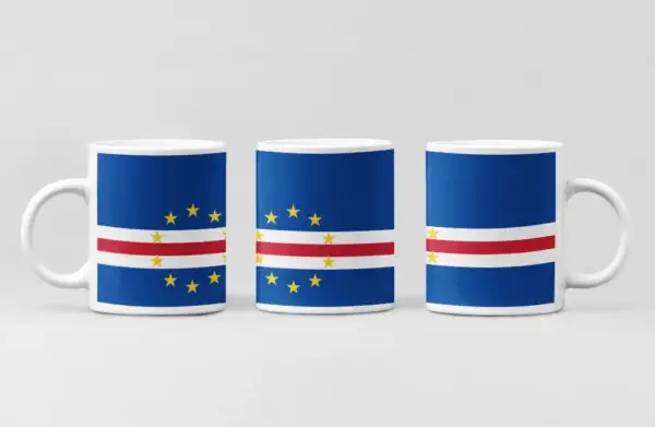 Cape Verde Flag Coffee Mug, Cape Verde Country National Flag Mug