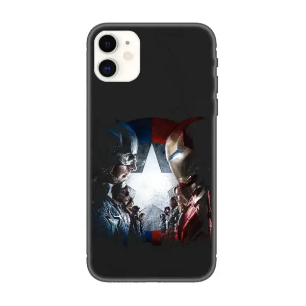 Captain America iPhone Case, Captain America Artwork iPhone 15 Phone Case