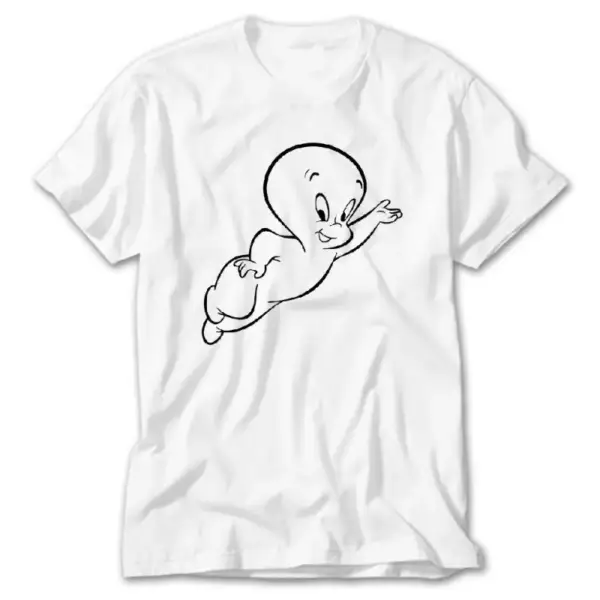 Casper, White T-Shirt