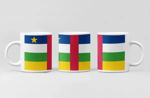 Central African Republic Flag Coffee Mug, Central African Republic Country National Flag Mug