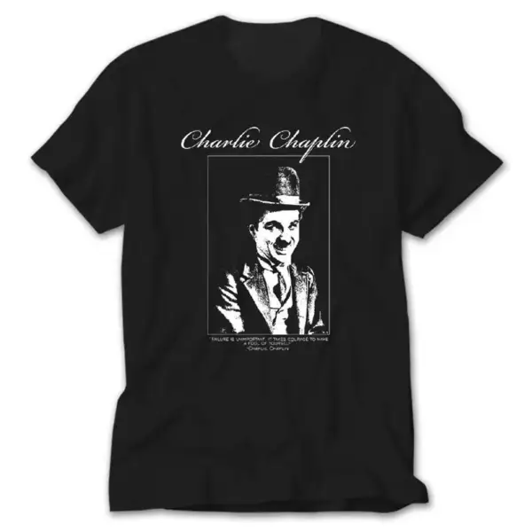 Charlie Chaplin, Black T-Shirt