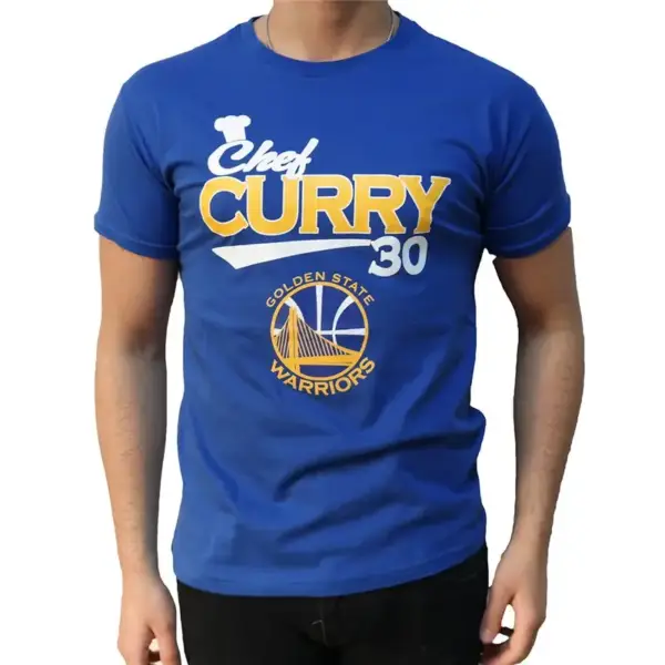 Chef Stephen Curry, Blue T-Shirt