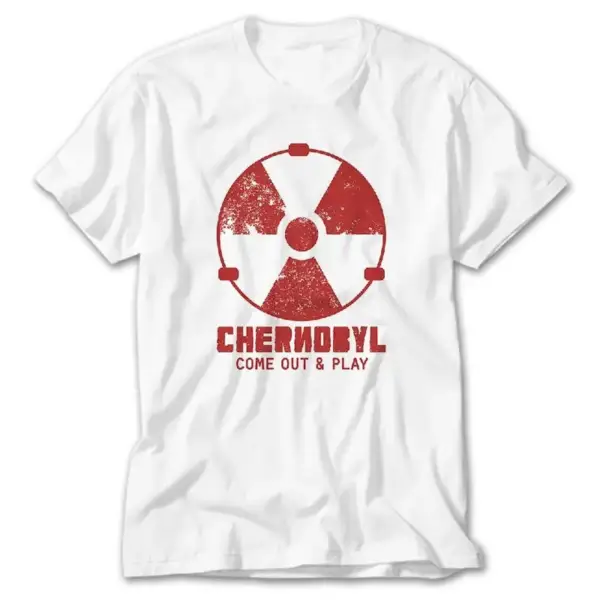 Chernobyl Come Out & Play, White T-Shirt